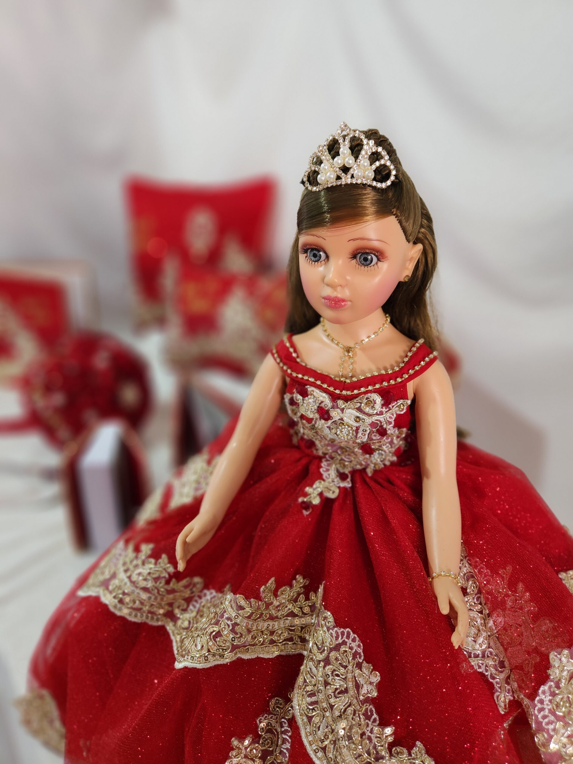 set de 15 años rojo